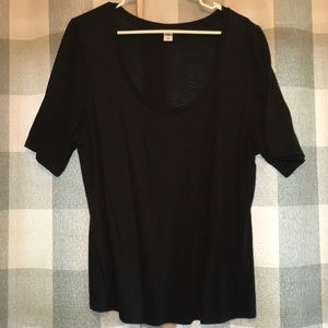 old navy black blouse